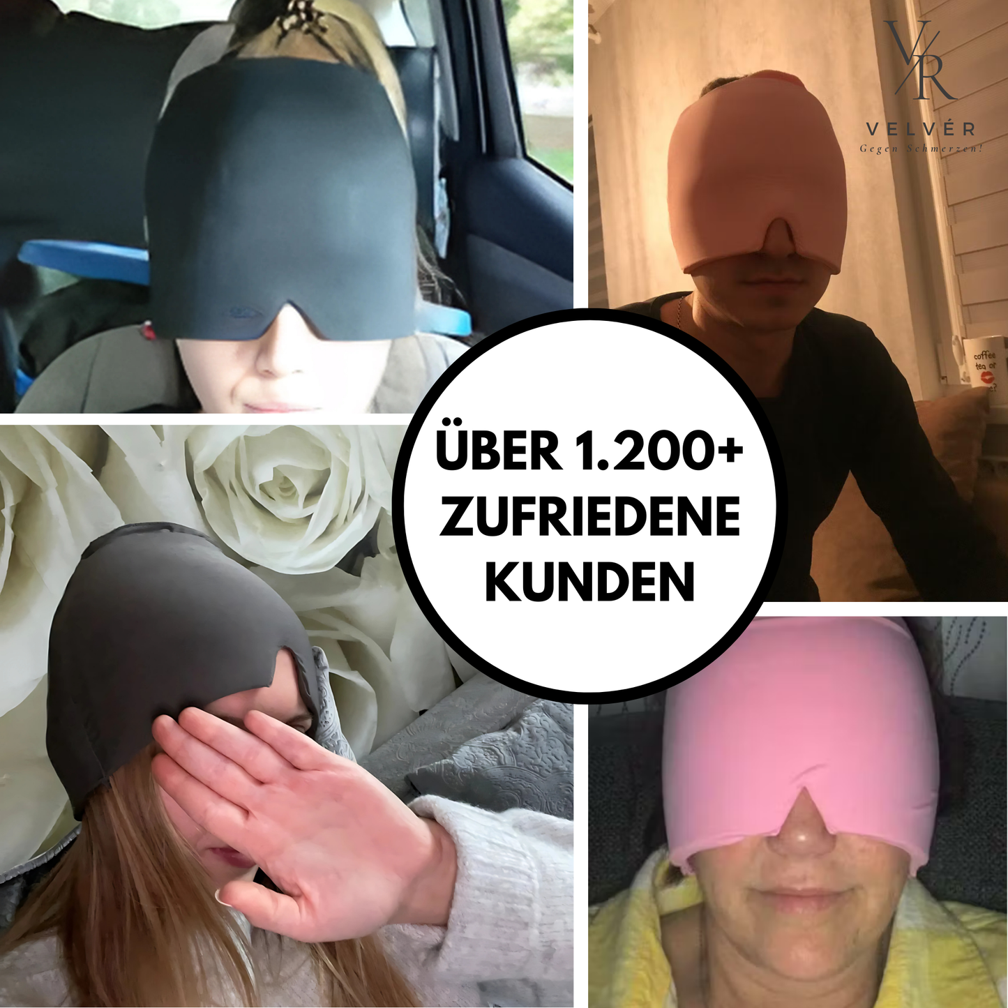 Velvêr 360° Anti-Migräne Maske