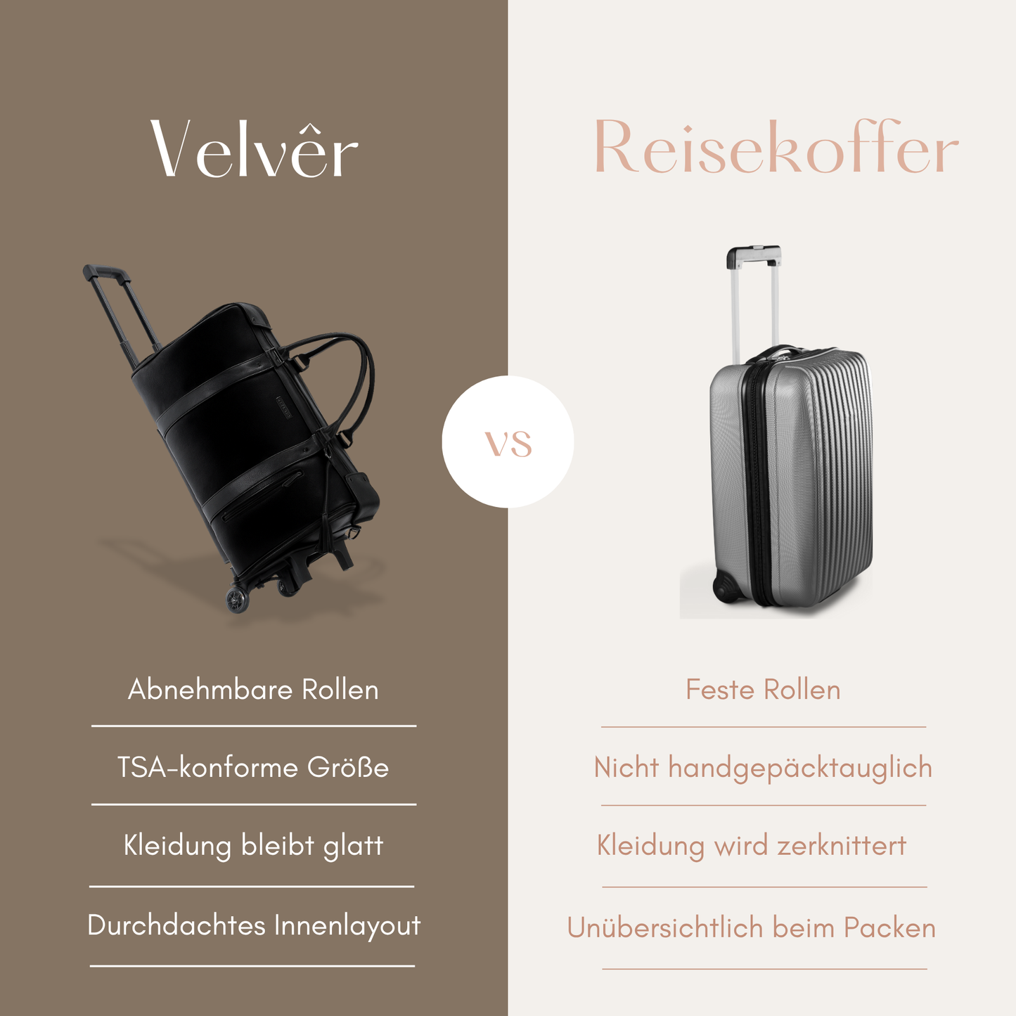 Velvêr EasyFold Reisetasche