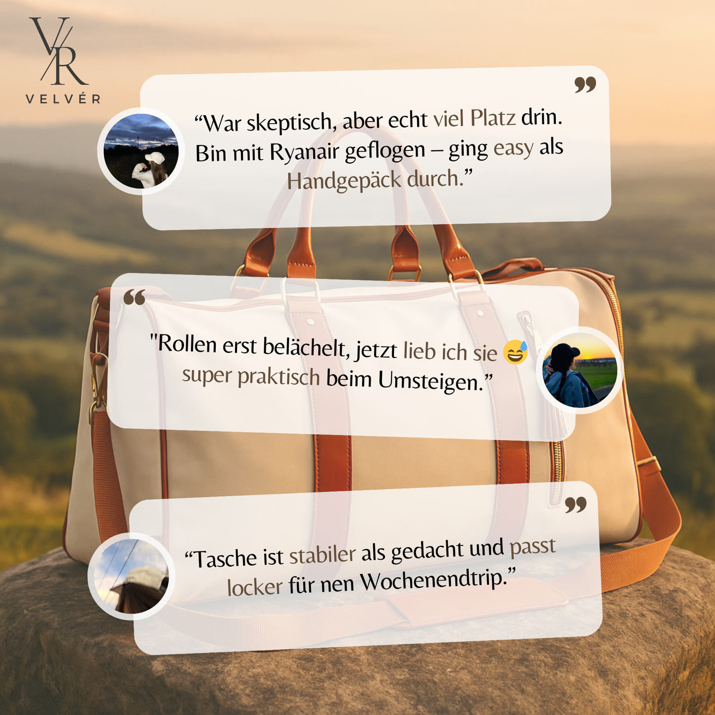 Velvêr EasyFold Reisetasche